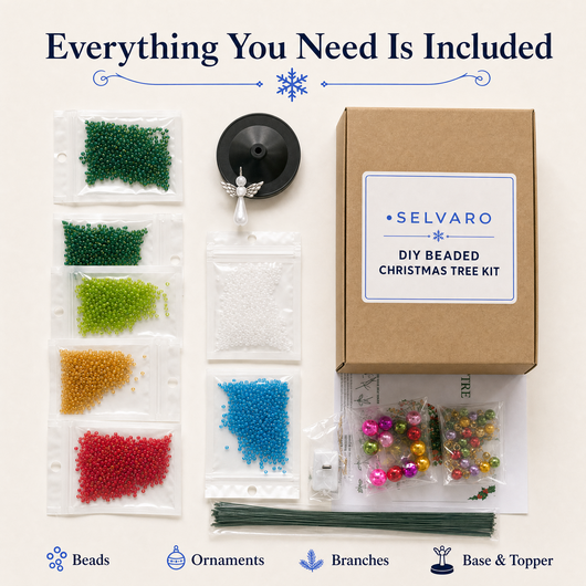DIY Beaded Christmas Tree Kit