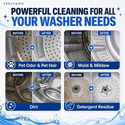 Selvaro Washing Machine Deep Clean Tablets