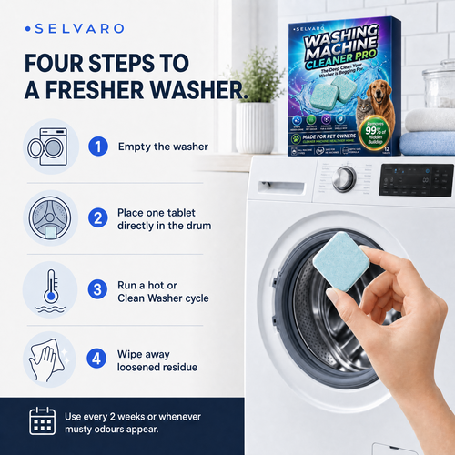 Selvaro Washing Machine Deep Clean Tablets